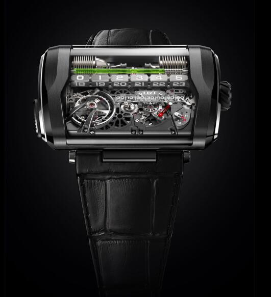 HYT H3 TITANIUM & PLATINUM 361-TP-01-GF-AG Replica watch